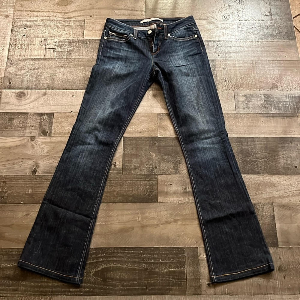 Joes Jeans Honey Curvy Bootcut Jeans Dark Wash Denim W25 CL#114M
